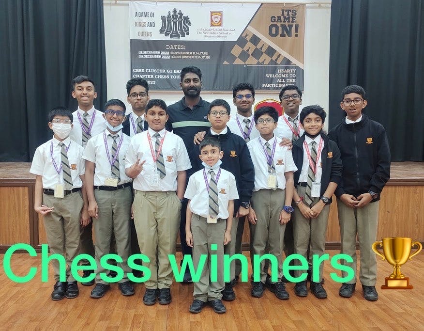 Chess Winners Boys