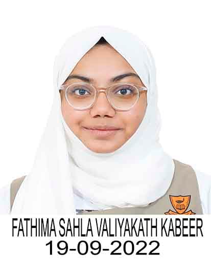 FATHIMA SAHLA VALIYAKATH KABEER
