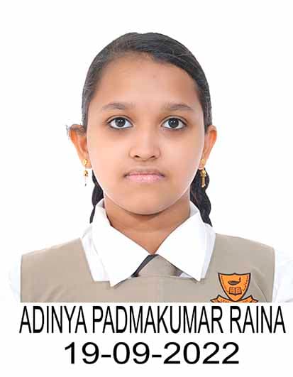 ADINYA PADMAKUMAR RAINA