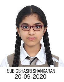 Subigshasri Shankaran